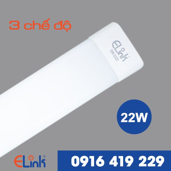 Đèn LED bán nguyệt tràn viền 3 chế độ Elink E88-2222