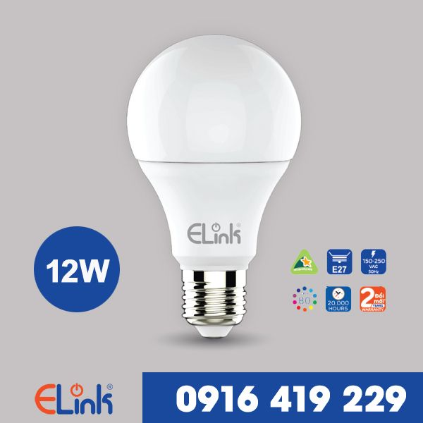 Bóng Đèn LED tròn ELINK 12W | EBB-A-12