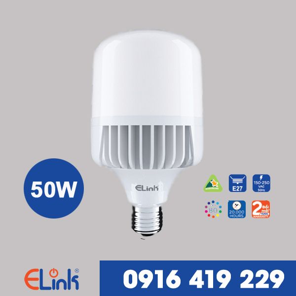 Đèn LED trụ thân nhôm đúc ELINK 50W | EBB-C-50T