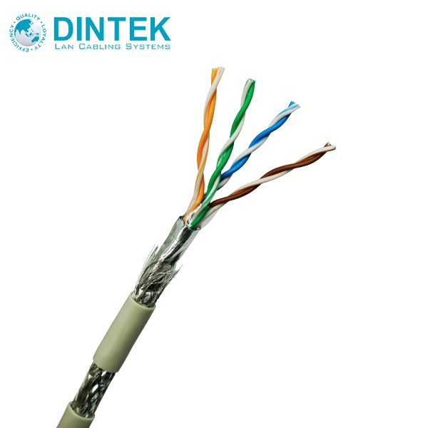 Cáp mạng Dintek CAT5E SFTP 24AWG (1105-03001CH) - 2 lớp chống nhiễu