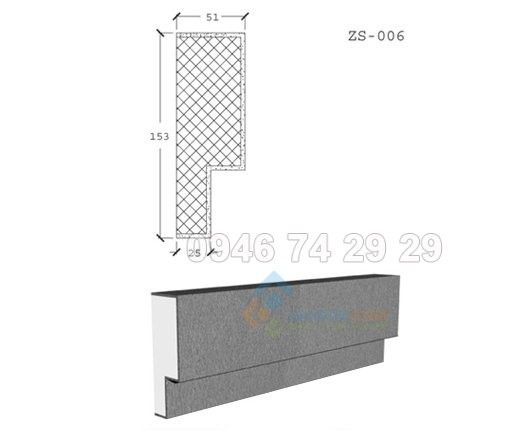 Phào chỉ EPS moulding ZS006
