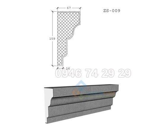 Phào chỉ EPS moulding ZS009