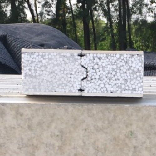 Tấm bê tông nhẹ EPS Xây tường - T75 - 2.44x610x75mm - 2 lớp cemboar