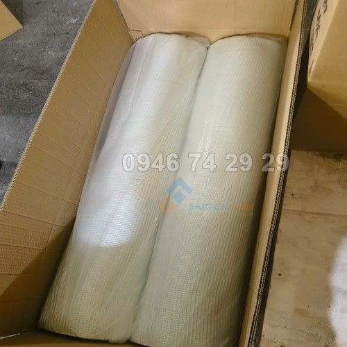 Băng keo lưới sợi thủy tinh có chất kết dính rộng 1m x 100 mét
