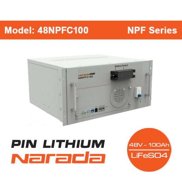 Pin Lithium Narada 48V - 100Ah | Model: 48NPFC100