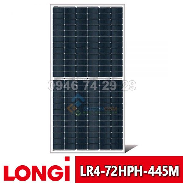 Tấm pin năng lượng mặt trời Half Cell LONGI 445W | Model: LR4-72HPH-445M