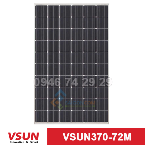 Tấm pin năng lượng mặt trời VSUN 370W-72M Mono