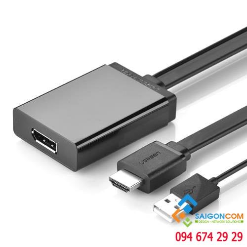Ugreen MM107 40238 cáp chuyển đổi HDMI sang Displayport 0.5M
